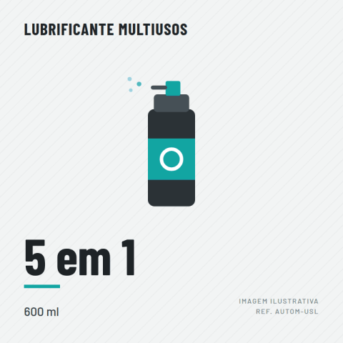 SPRAY LUBRIFICANTE (5 em 1) 600ml