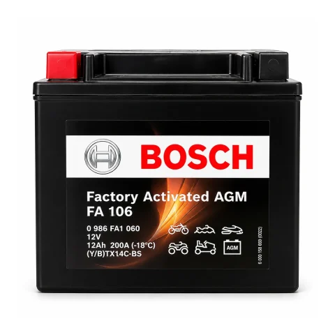Bateria de mota Bosch AGM 12 Ah