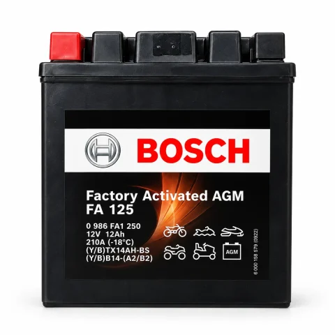 Bateria de mota Bosch AGM 12 Ah