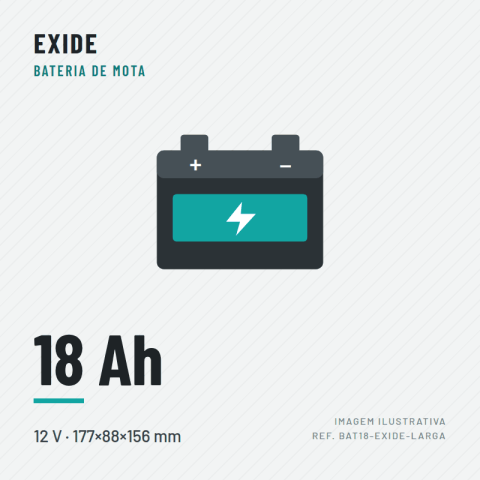 BATERIA 12V18 AH-ETX20HL-BS(GRD) AL-177X88X156