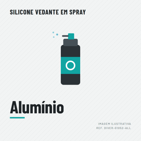 SILICONE (ALLUMINIO)-SPRAY- "BLK045168"