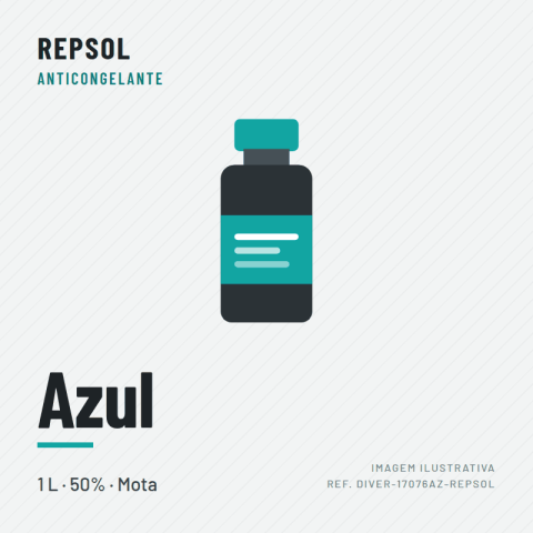ANTIFREEZE AZUL 50% -REPSOL (1L)-MOTO