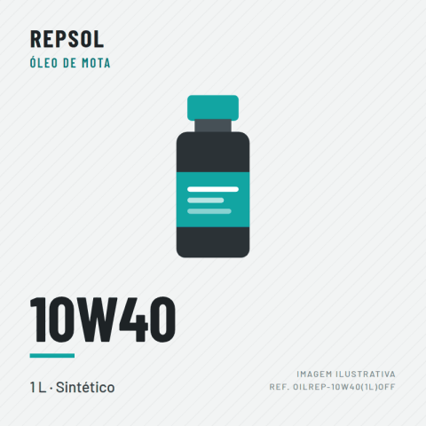 OLEO 10W40-4T- OFF ROAD FULL SINTHETICO"REPSOL-MOTO" (1 L)