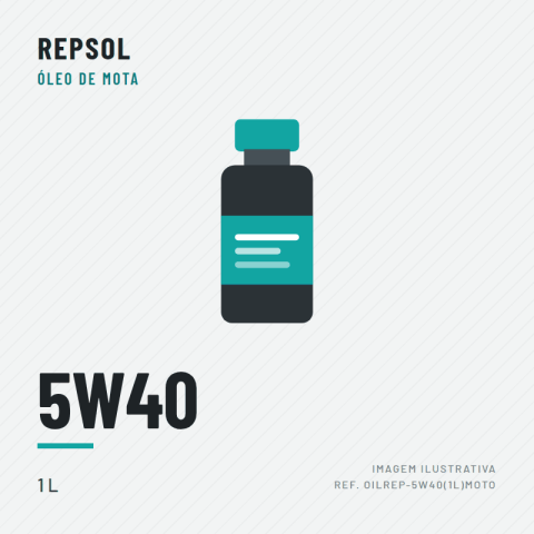 OLEO 5W40-4T MOTO RACING "REPSOL" (1 LT)