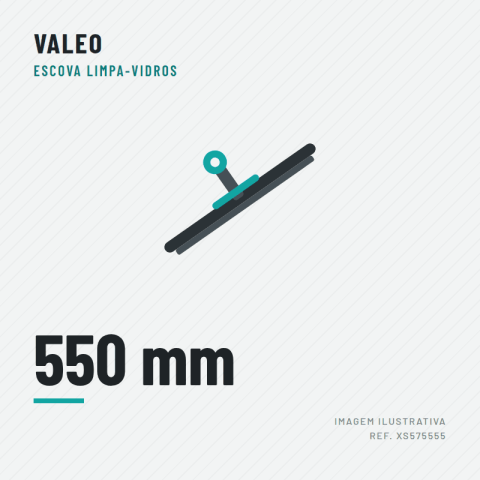 ESCOVA L/VIDROS -22 (550 mm) VALEO